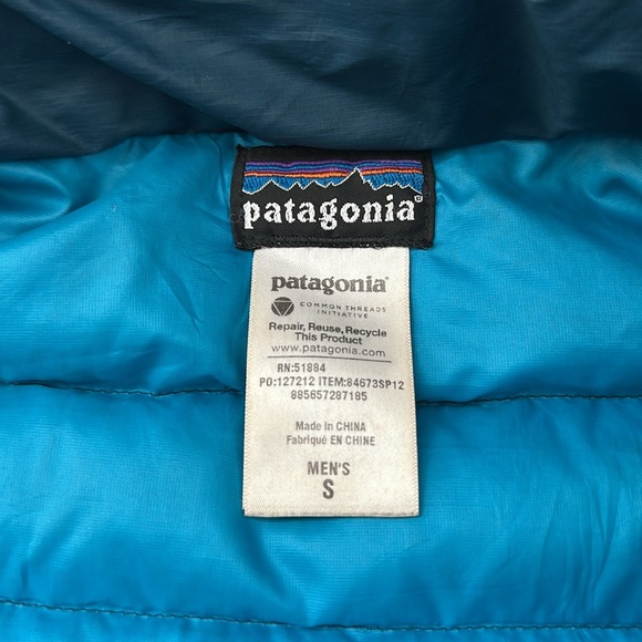 Patagonia men’s down sweater jacket - Picture 2 of 2